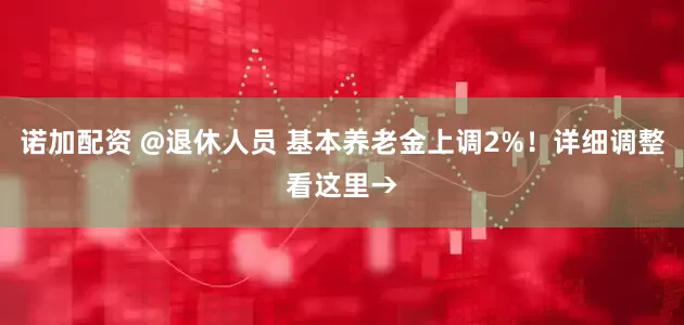 诺加配资 @退休人员 基本养老金上调2%！详细调整看这里→