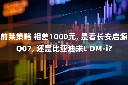 前莱策略 相差1000元, 是看长安启源Q07, 还是比亚迪宋L DM-i?